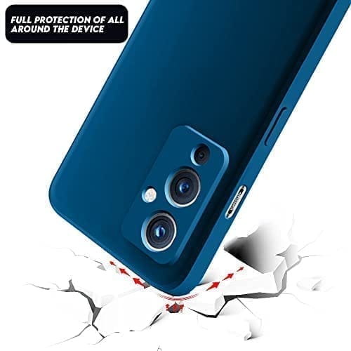 Winble OnePlus 9 Back Cover Case Liquid Silicone (Blue)