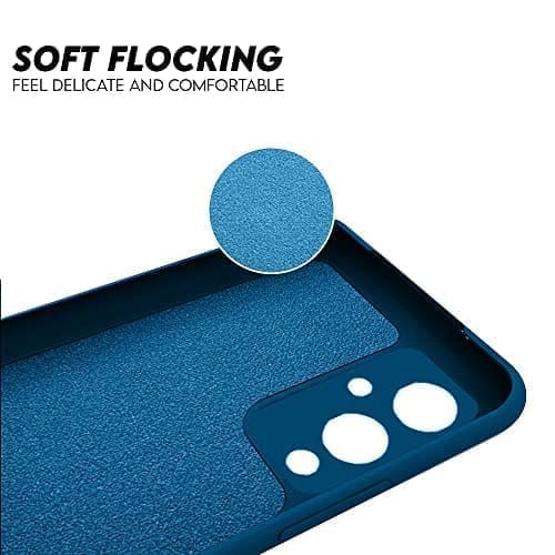 Winble OnePlus 9 Back Cover Case Liquid Silicone (Blue)