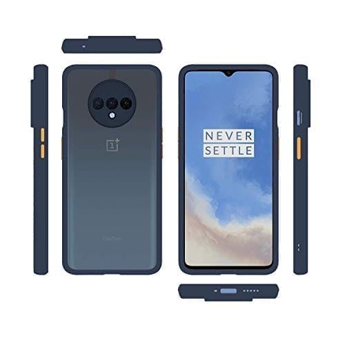 Winble OnePlus 7T Back Cover Case Smoke (Blue)