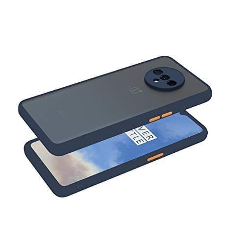 Winble OnePlus 7T Back Cover Case Smoke (Blue)