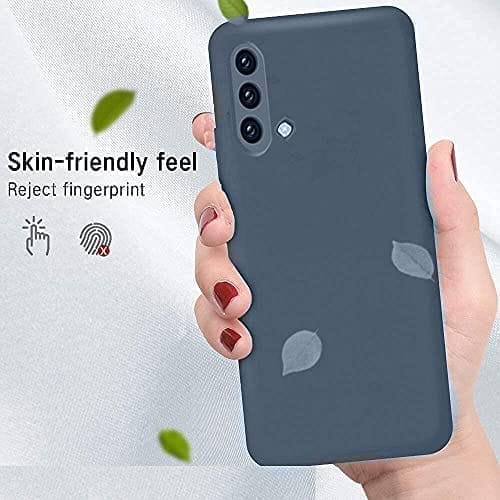 Winble OnePlus Nord CE 5G Back Cover Case Liquid Silicone (Blue)