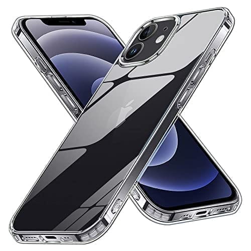 Winble iPhone 12 Mini Back Cover Case Crystal Clear Hard TPU