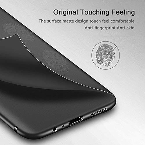 Winble OnePlus 5T Back Cover Case Soft Flexible (Black)