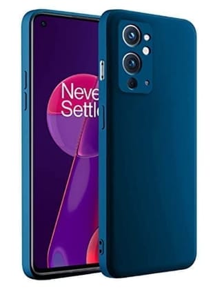 Winble OnePlus 9RT 5G Back Cover Case Liquid Silicone (Blue)