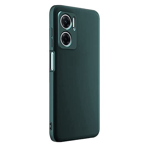 Winble Redmi 11 Prime 5G Back Cover Case Liquid Silicone (Green)