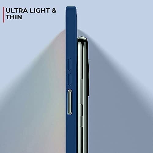 Winble Samsung Galaxy M13 5G Back Cover Case Liquid Silicone (Blue)