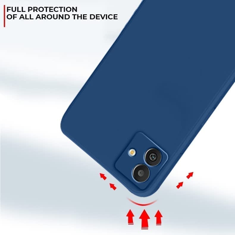 Winble Samsung Galaxy M13 5G Back Cover Case Liquid Silicone (Blue)