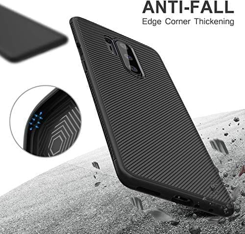 Winble OnePlus 8 Pro Back Cover Case Line Soft Armor (Black)