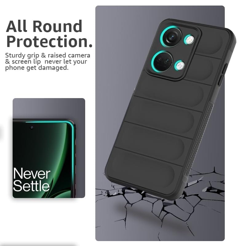 Winble OnePlus Nord 3 5G Back Cover Case Jacket Liquid Silicone (Black)