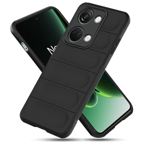 Winble OnePlus Nord 3 5G Back Cover Case Jacket Liquid Silicone (Black)
