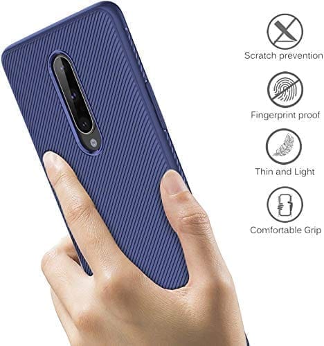 Winble OnePlus 8 Back Cover Case Line Soft Armor