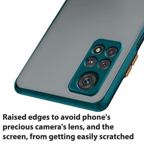 Winble Redmi Note 11 Pro/Note 11 Pro Plus 5G Back Cover Case Smoke (Green)