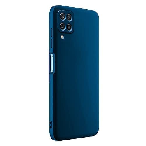 Winble Samsung Galaxy M53 5G Back Cover Case Liquid Silicone (Blue)
