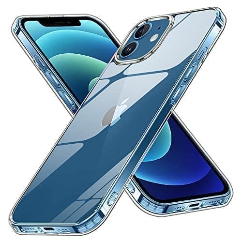 Winble iPhone 12 / iPhone 12 Pro Back Cover Case Crystal Clear Hard TPU