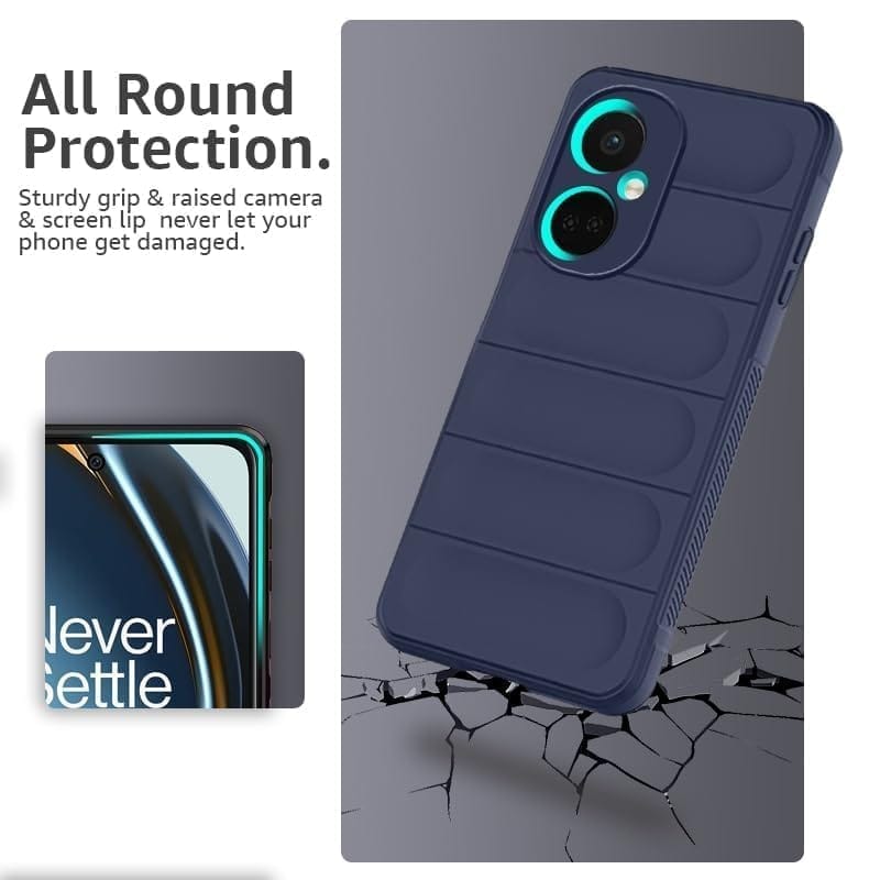 Winble OnePlus Nord CE 3 Lite 5G Back Cover Case Jacket Liquid Silicone (Blue)