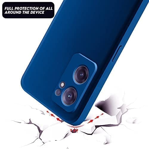 Winble OnePlus Nord CE 2 5G Back Cover Case Liquid Silicone (Blue)