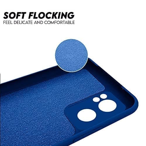 Winble OnePlus Nord CE 2 5G Back Cover Case Liquid Silicone (Blue)