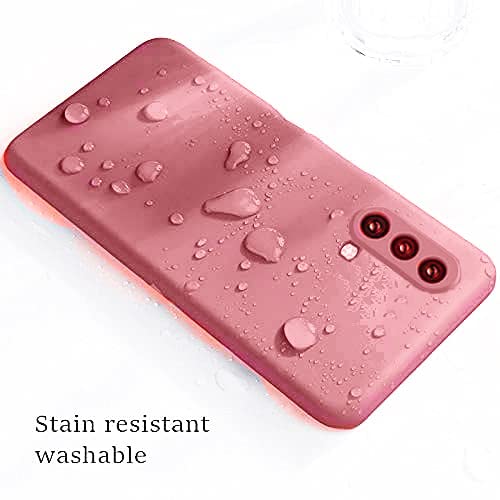 Winble OnePlus Nord CE 5G Back Cover Case Liquid Silicone (Camelia Red)