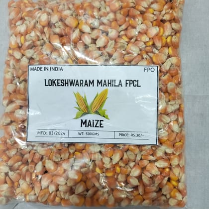 Lokeshwaram Mahila FPCL Maize Kernels - 500g, Made in India