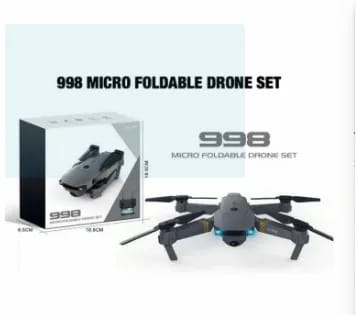 UttamRobotics 998 Micro Foldable Starter RC Set 720P Camera Mini Drone With Remote Control  by Flavors Of GIR