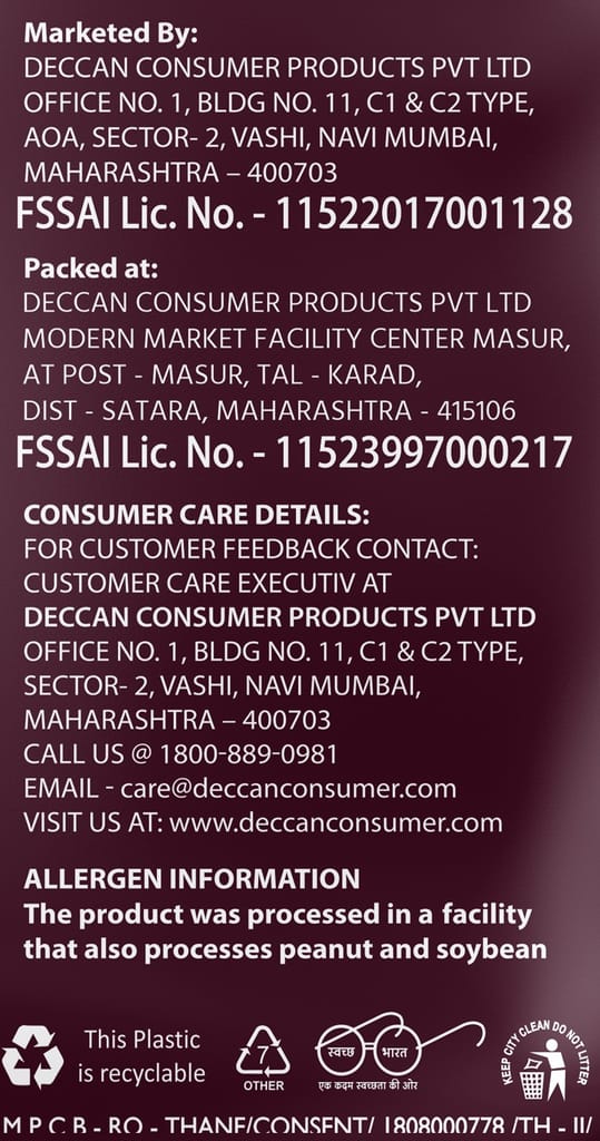 Deccan Organic Himalayan Pink Salt Pouch 1000 gram