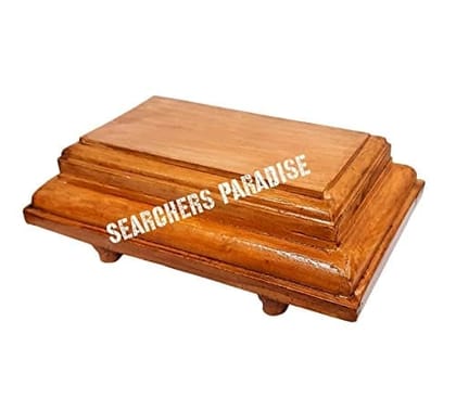 Searchers Paradise - Copper Idols Pooja God Idol Stand, 15 cm , Copper Handmade 650 Grams, Patina Antique Finish, Pack of 1 Piece