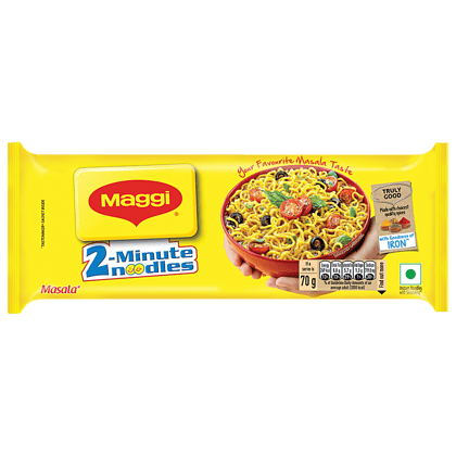 Maggi 2-Min Masala Instant Noodles, 280 G Pouch(Savers Retail)