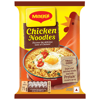 Maggi Chicken Instant Noodles, 71 G Pouch(Savers Retail)