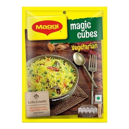 Nestle Maggi Magic Cubes, Vegetarian Masala – 10 Cubes (40 G)(Savers Retail)