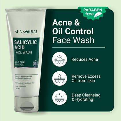 Sensorial Salicylic Acid Facewash for Acne Control & Oily Skin 100 ml