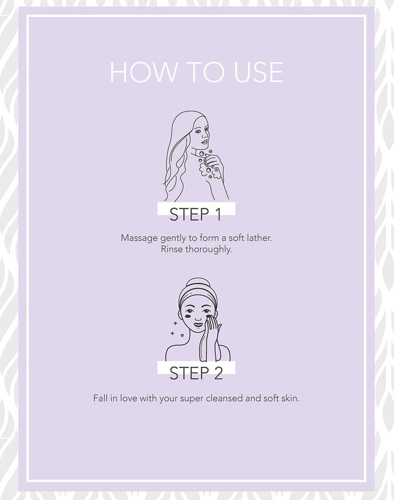 Fabessentials Lavender Glycerin Bathing Bar | with Basil Oil | for Cleansing, Nourishing and Energising Skin | Vegan & Toxin Free - 100 gm