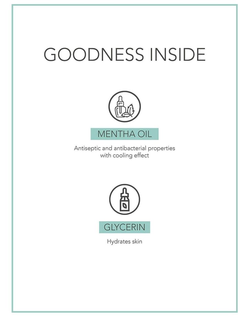 Fabessentials Mint Glycerin Bathing Bar | with Natural Bioactives | for Cleansing, Nourishing and Rejuvenating Skin | Vegan & Toxin Free - 100 gm