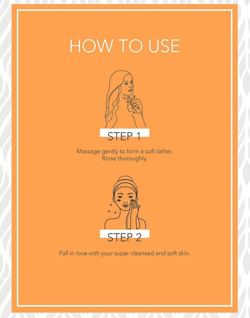 Fabessentials Orange Neroli Bathing Bar | with Natural Bioactives | for Skin Brightening and Radiant Glow | Vegan & Toxin Free - 100 gm