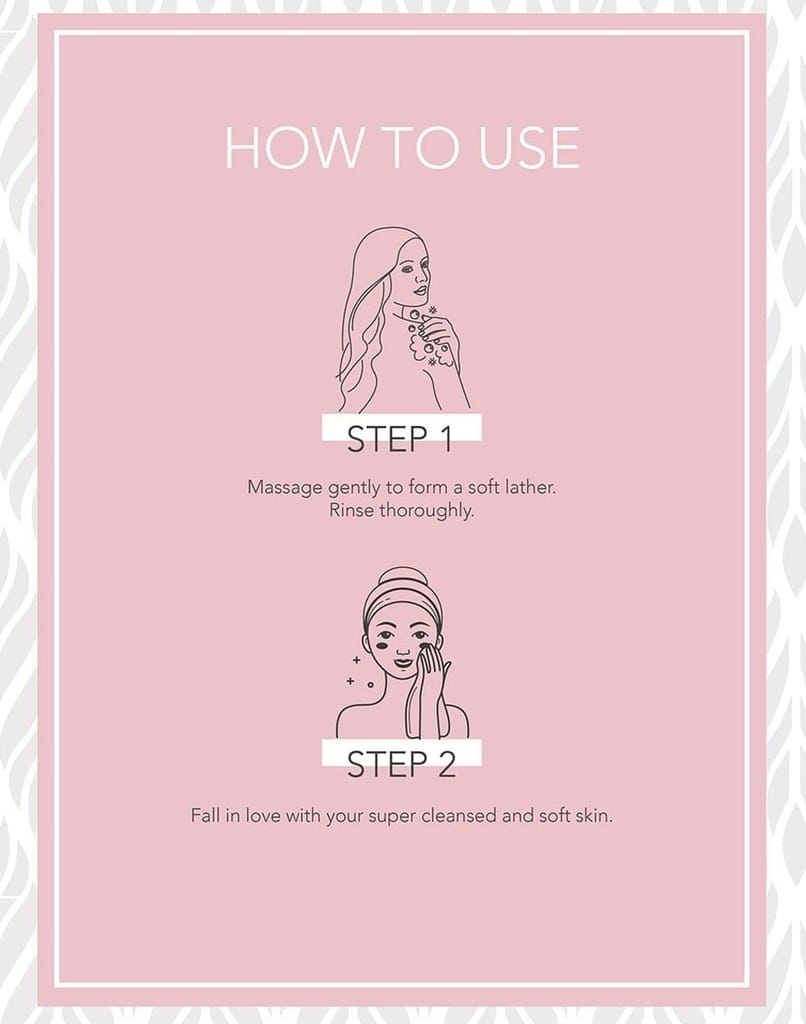 Fabessentials Rose Glycerin Bathing Bar | with Natural Bioactives | for Cleansing, Refreshing and Youthful Glow | Vegan & Toxin Free - 100 gm