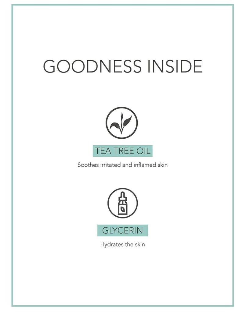 Fabessentials Tea Tree Glycerin Bathing Bar | with Natural Bioactives | Cleansing, Refreshing and Nourishing | Vegan & Toxin Free - 100 gm