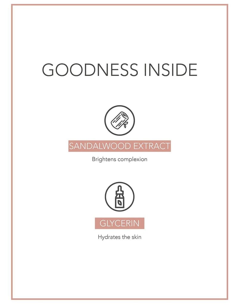 Fabessentials Sandalwood Glycerin Bathing Bar | with Natural Bioactives | for Younger Looking and Glowing Skin | Vegan & Toxin free - 100 gm