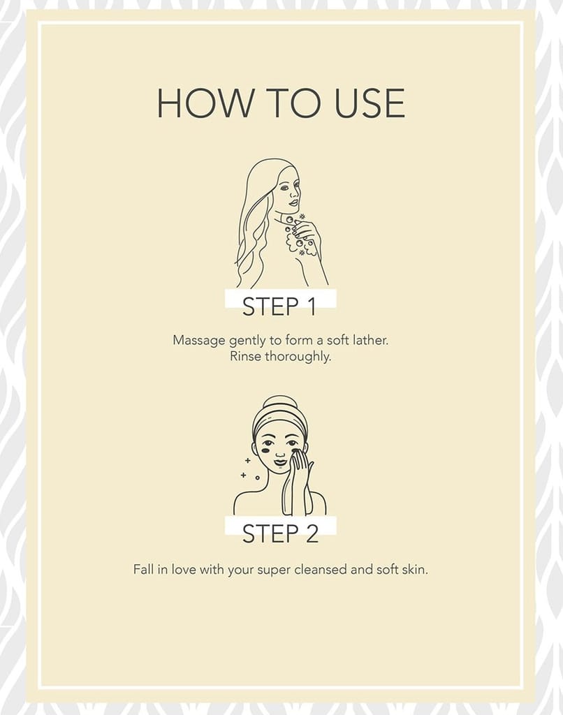 Fabessentials Cocoa Butter Glycerin Bathing Bar | with Castor Oil| for Cleansing, Nourishing and Rejuvenating Skin | Vegan & Toxin Free - 100 gm