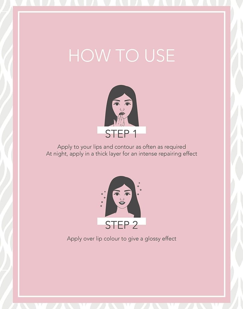 Fabessentials Rose Petal Cocoa Butter Lip Butter | infused with Coconut Oil & Shea Butter | with 100% Edible Grade Flavour & No Artificial Fragrance | for Instant Light Weight Lip Moisturisation - 5 gm