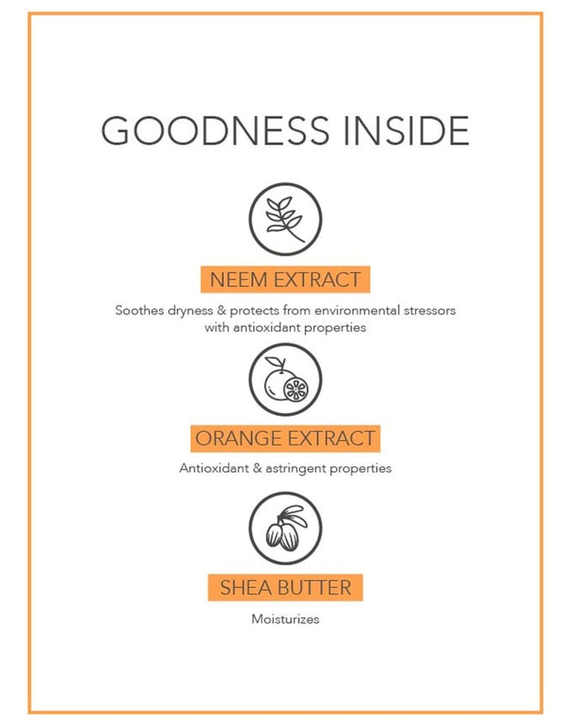 Fabessentials Neem Narangi Hand & Body Lotion | infused with Shea Butter & Cocoa Seed Butter | Moisturises & Softens Rough Skin, Hand & Nail Cuticles - 300 ml