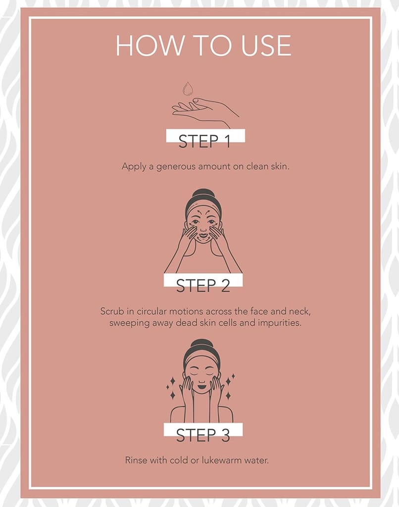 Fabessentials Aloe Vera Camellia Leaves Face Scrub | with Green Tea Leaf & Tamarind extract | for Gentle Every Day Exfoliation | reduces Dark Spots, Pigmentation & buffs away Dullness | Soothing, Healing & Moistursing - 100 gm