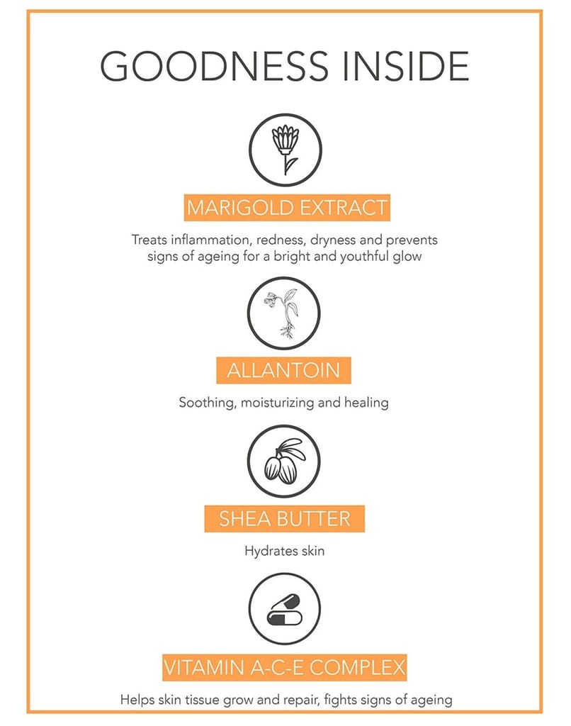 Fabessentials Vitamin E Calendula Depigmentation Cream | with Vitamin A-C-E Complex, Kojic Acid & Alpha Arbutin for Brightening | Diminishes Excess Pigmentation, Dark Spots, Blemishes, Stubborn Tanning, Dullness and Uneven Skin Tone - 50 gm