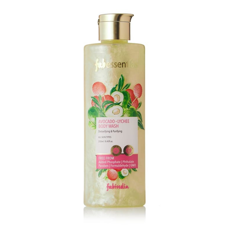 Fabessentials Avacado Lychee Body Wash | infused with Almond Oil ...