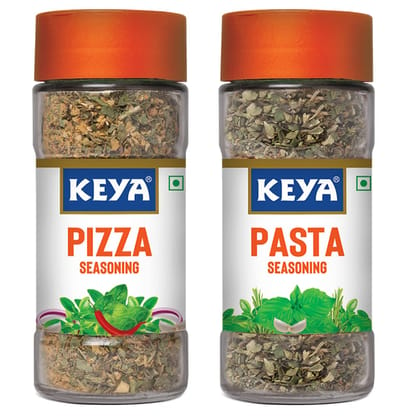 Keya Combo of Pizza Seasoning 45gm, Pasta Seasoning 45gm, Pack 2