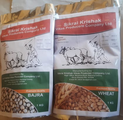 Pearl millets & Wheat combo of 2 pack