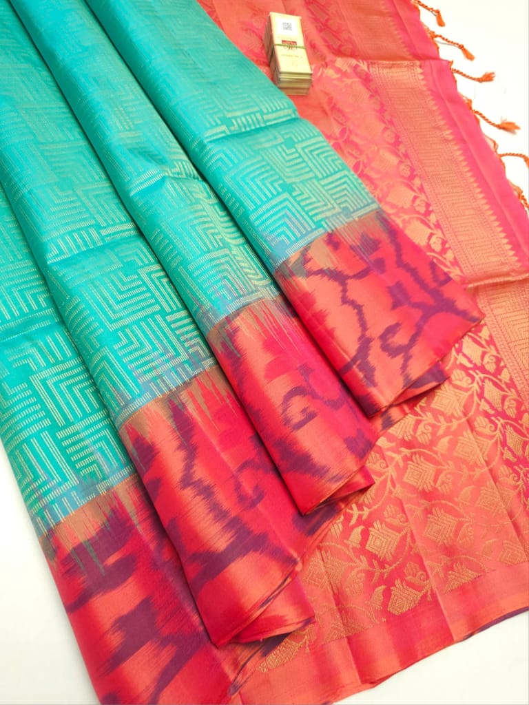 Kanchipuram pure soft silk saree - Sarees | Buy online on ZillyBuy