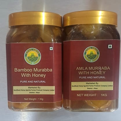 Bamboo Honey Murabba & Amla Honey Murabba Combo