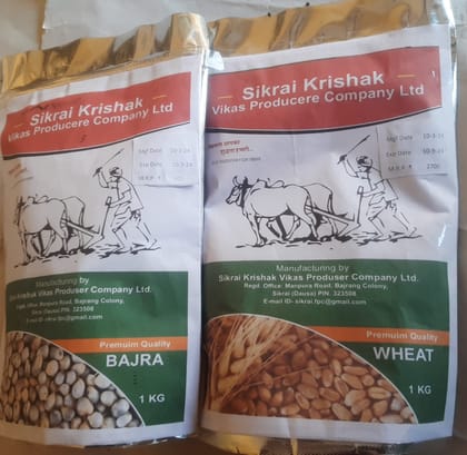 Pearl Millets & Wheat Flour combo of 2 pack