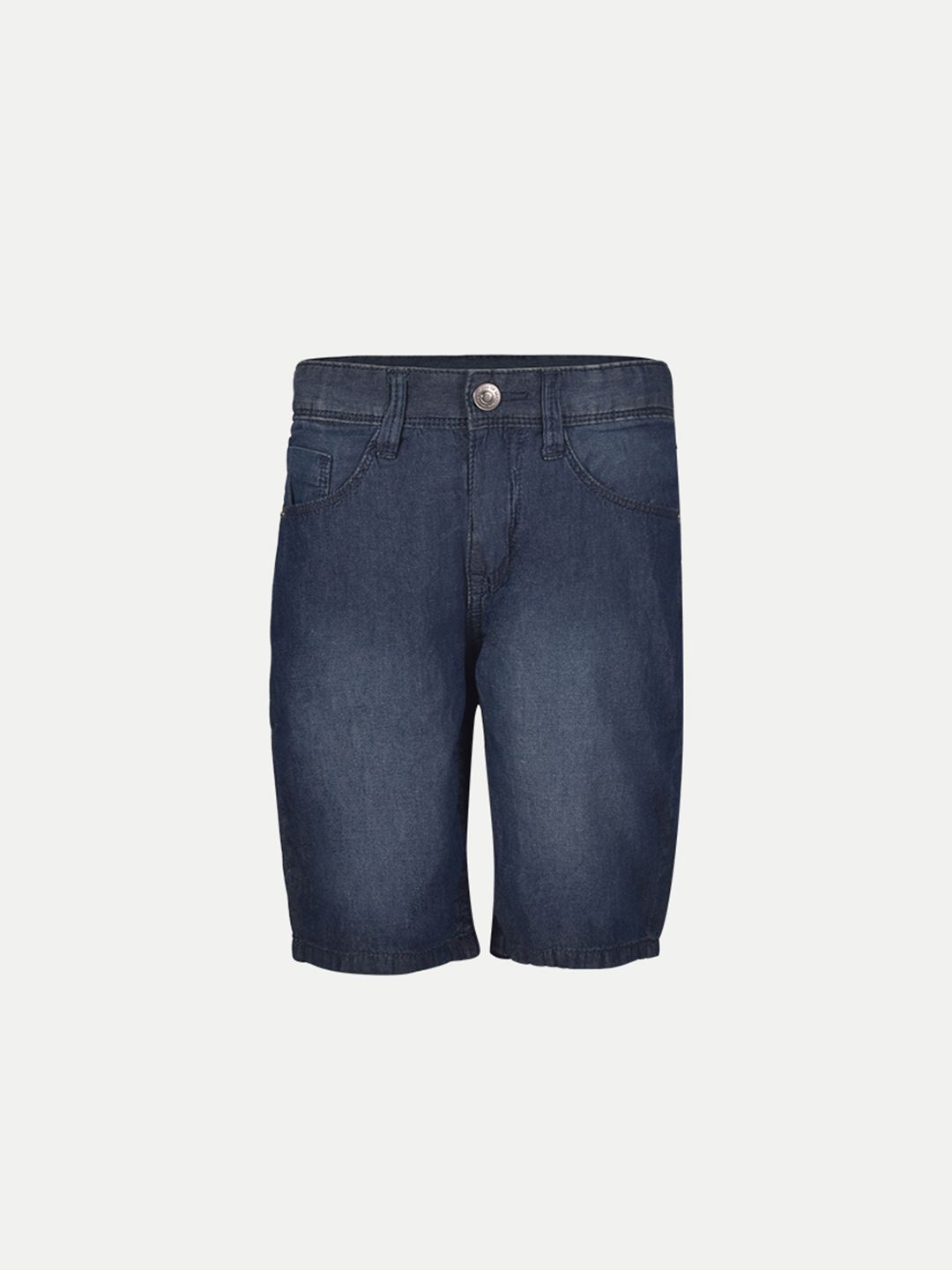Teen Girls Blue Washed Denim Shorts