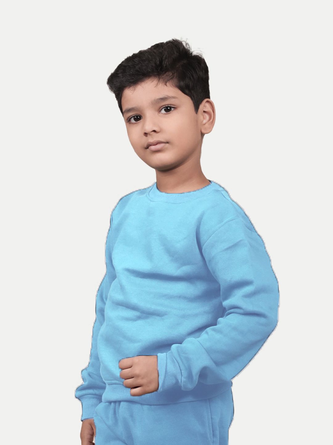 Boys Basic Light Blue Sweatshirt