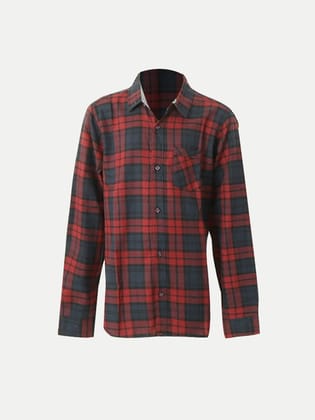 Boys Red Checked Shirt